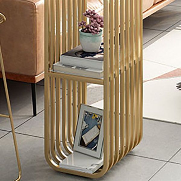 Luxurious Rectangular Pub Table Set 1/3 Pieces Stone Top Counter Table with High Stools