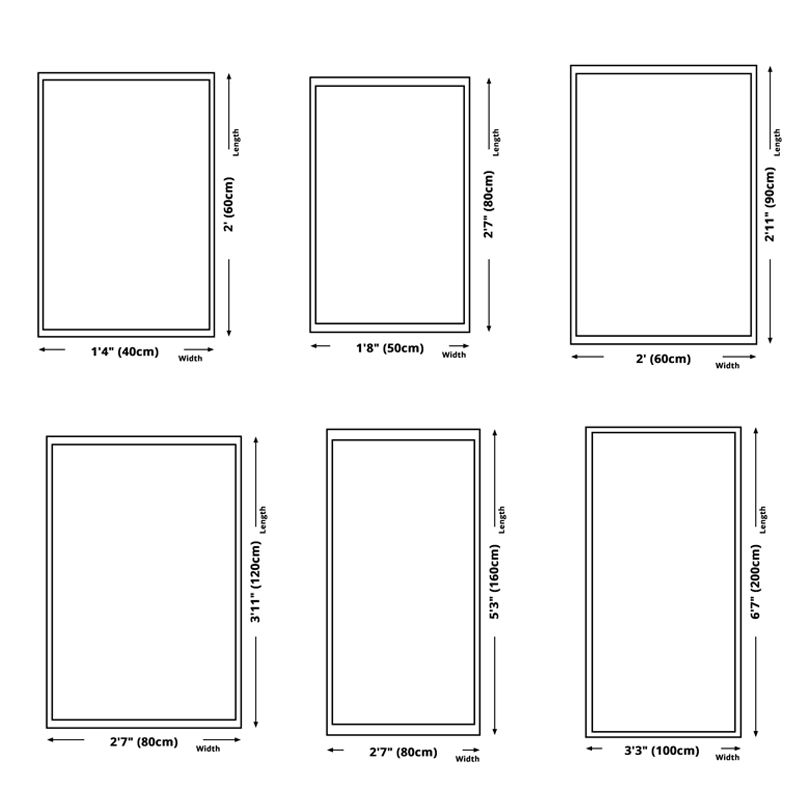 Fancy Blue Geometric Area Rug Polyester Modern Carpet Stain Resistant Rug for Home Decor