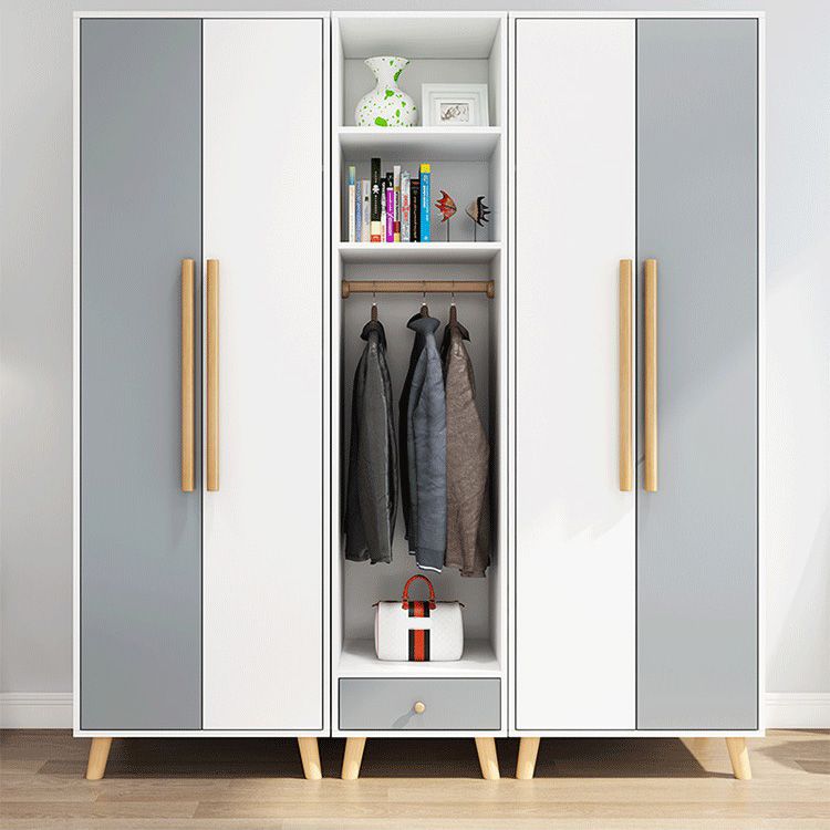 Manufactured Wood Storage Cabinet Modern Cabinet with Wood Legs
