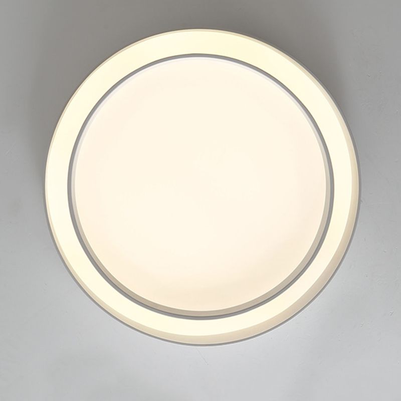 Ultra-thin LED Lamp Flush Mount Ceiling Light with Iron Art for Corridor