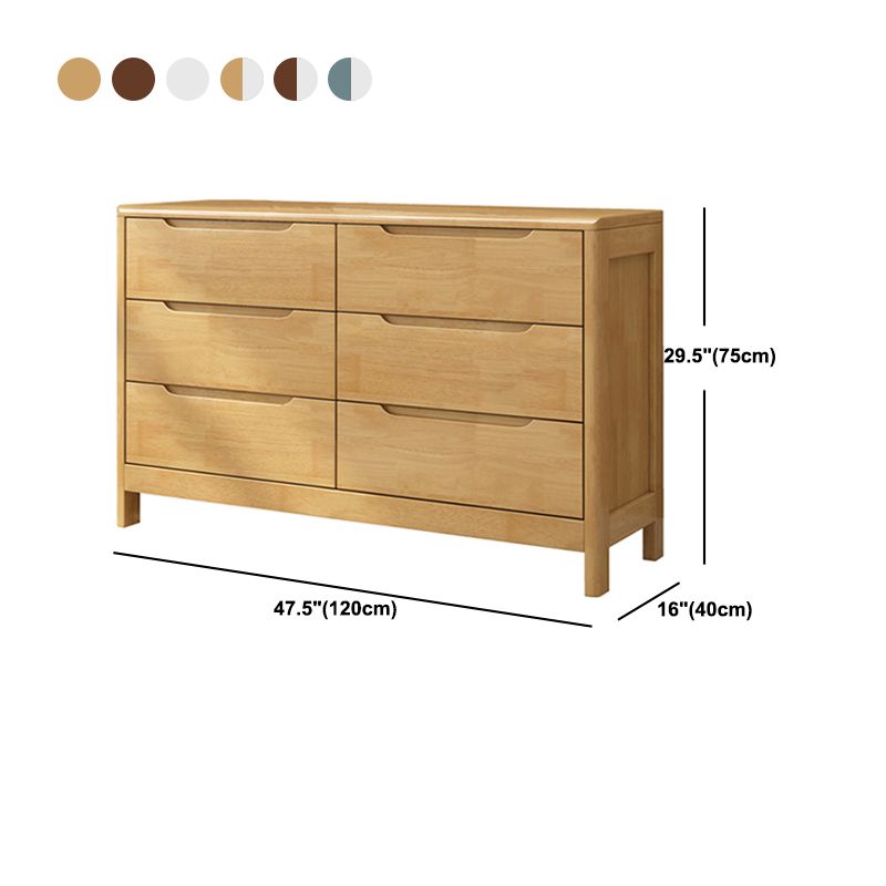29.5"/37" Tall Solid Wood Chest, Rectangle Accent Chest with Drawers