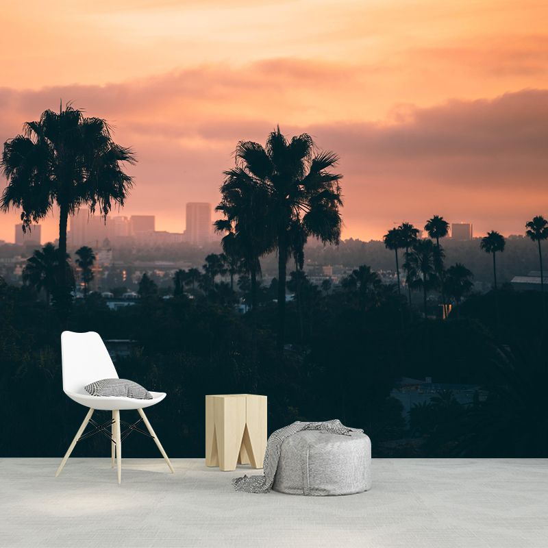 Tropical Scene Environmental Tropical Palm Mural Decorative Photography Wall Decor