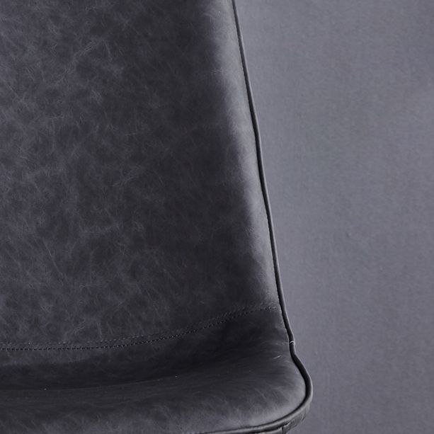 Moderne stijl faux lederen stoelen stevige achterste dinerkant -stoel voor thuisgebruik