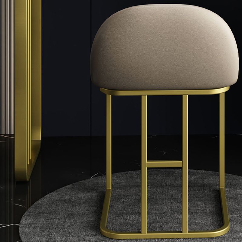 2-piece Vanity Table Set with Padded Stool Metal Make-up Vanity