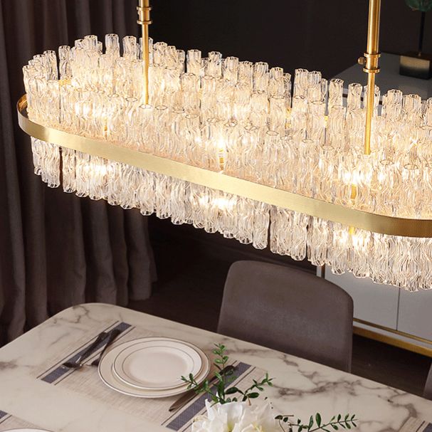 Modern Hanging Ceiling Light Crystal Pendant Lighting Fixtures for Dining Room