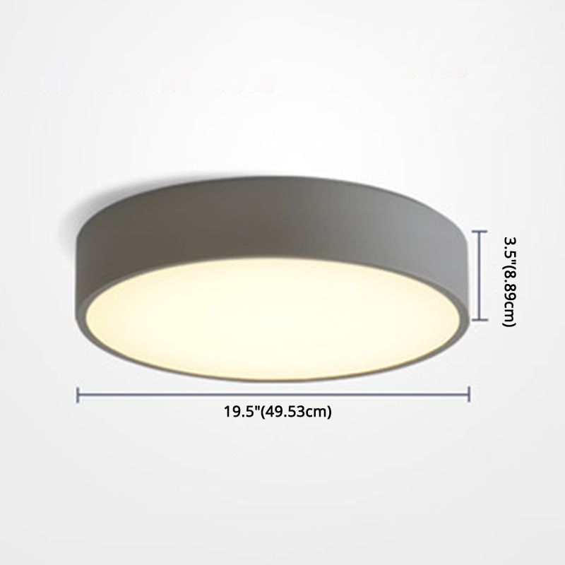 Ronde inbouwverlichting 1-lichts aluminium minimalistische inbouwplafondverlichtingsarmaturen