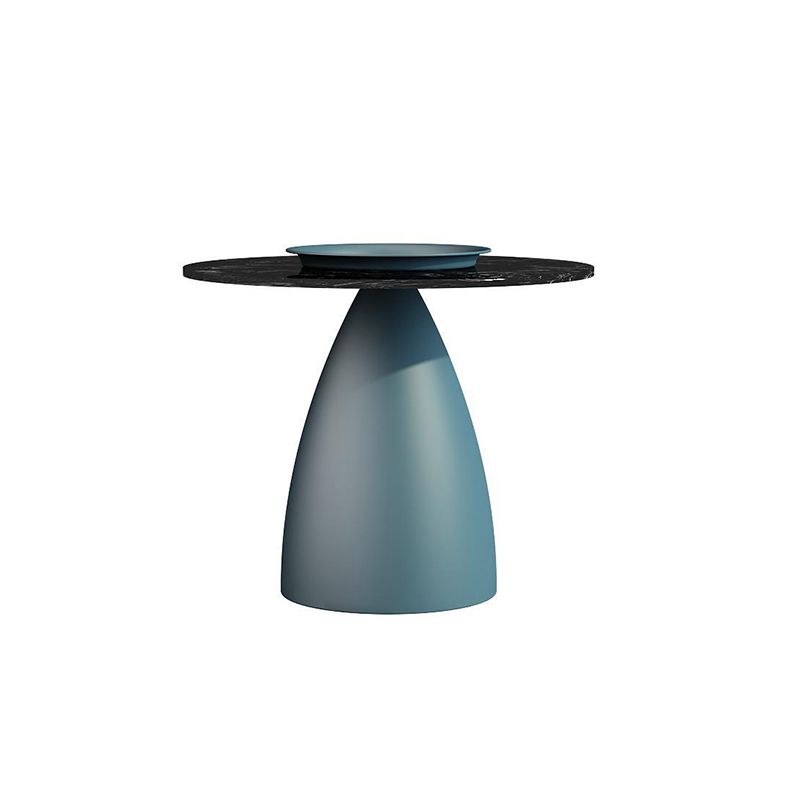 Modern Style Round Metal Table Metal Pedestal Base Coffee Table