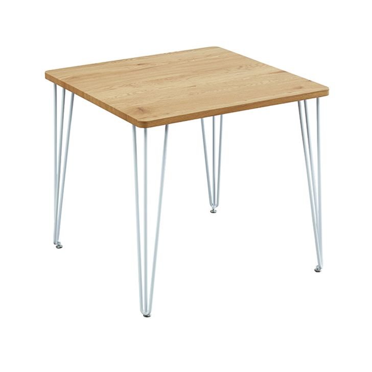 Square Dining Room Collection Industrial Style 4 Legs Furniture for Home