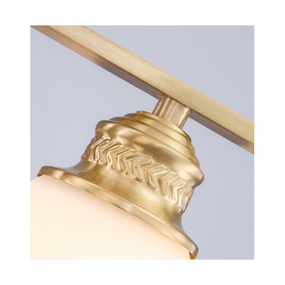 Accesorio montado en el techo de cristal mate del ópalo de la iluminación semi empotrada moderna de la sala de estar