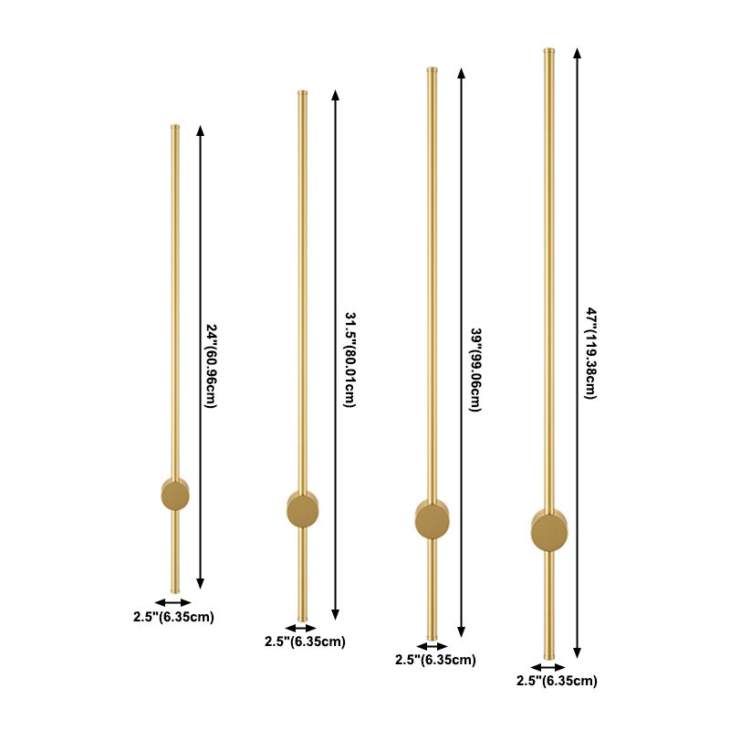 Moderne Stil 2 Leichter Wandbeleuchtungsideen Aluminium Linear wandmontierte Wandleuchten