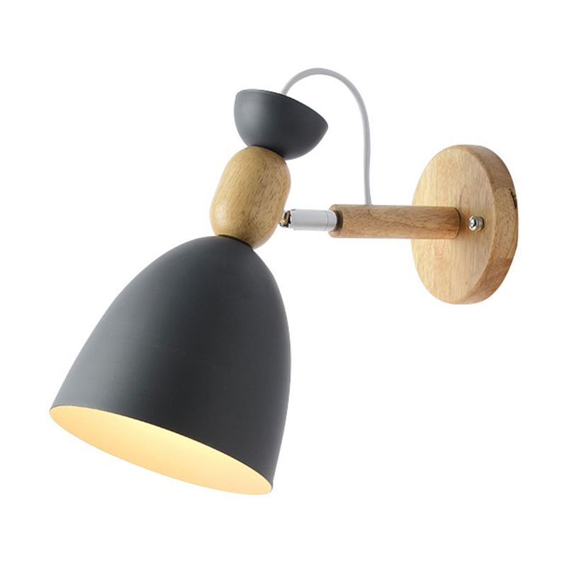 Geometric Shape Metal Wall Light Nordic Macarons 1 Light Wall Mount Light