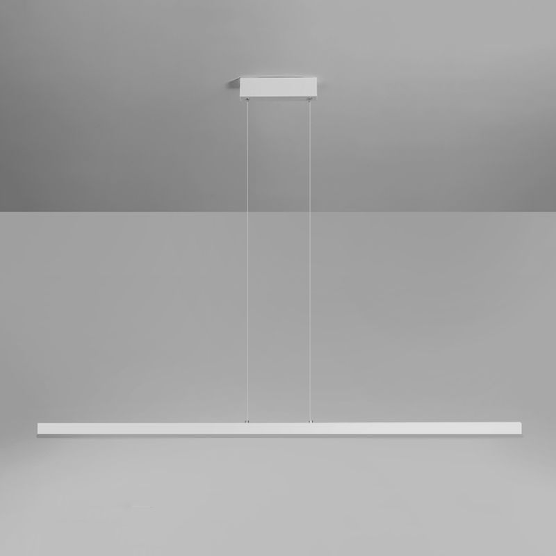 Lámpara moderna de lámpara lineal iluminación lineal lámpara de araña moderna en negro