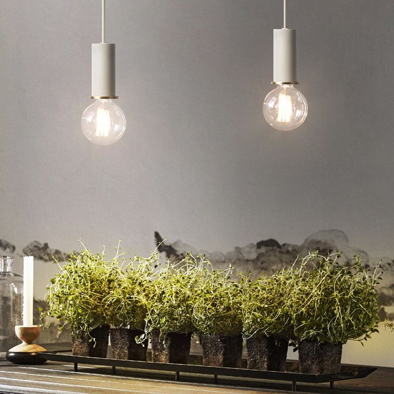 Bulb mini ciondolo mini ciondolo in stile industriale in metallo appeso per sala da pranzo