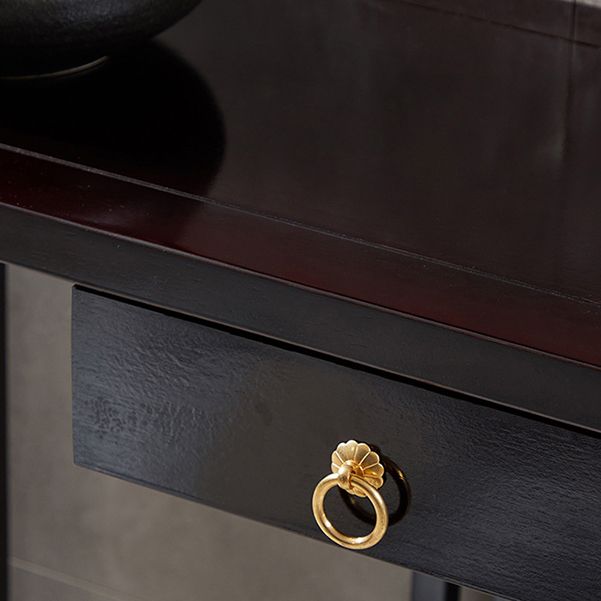 31.5" Tall 1-drawer Console Table Solid Wood Accent Table for Hall