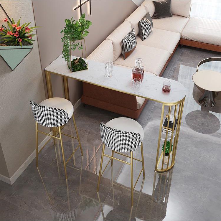 Living Room Stone Bistro Bar Desk Storage White Bistro Bar Height Cocktail Table