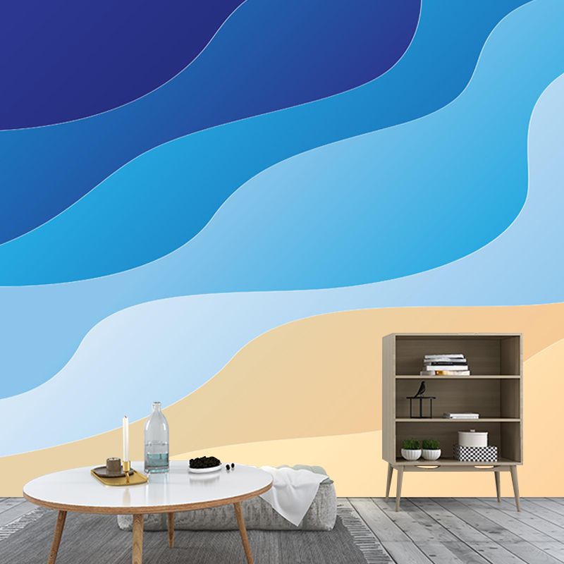 Geometry Illustration Mural Wall Decor Environment Friendly for Sitting Room