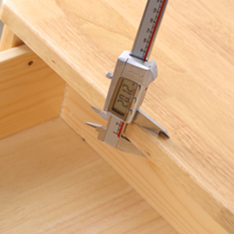 Solid Wood Night Table Contemporary Bed Nightstand for Bedroom