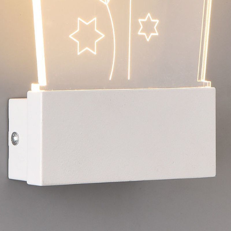 Creative Acrylic Wall Light Modern LED Wall Light Fixture for Bedroom