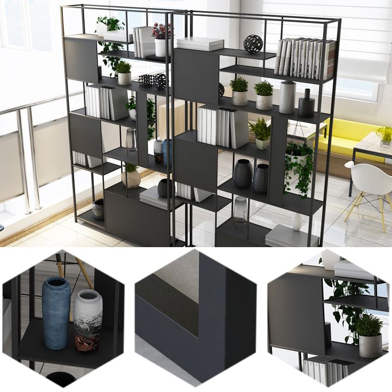 Metall Industrial ETagere Buchhandlung vertikaler Eisen offenes Buchhandel für Büro
