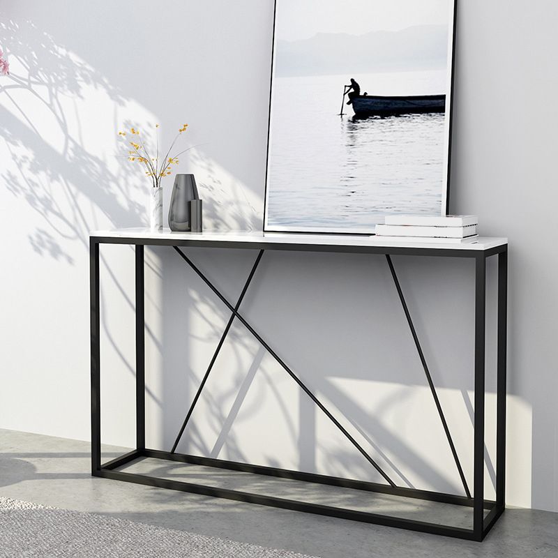 31.5" Tall Modern Console Table Frame Base Accent Table for Hall