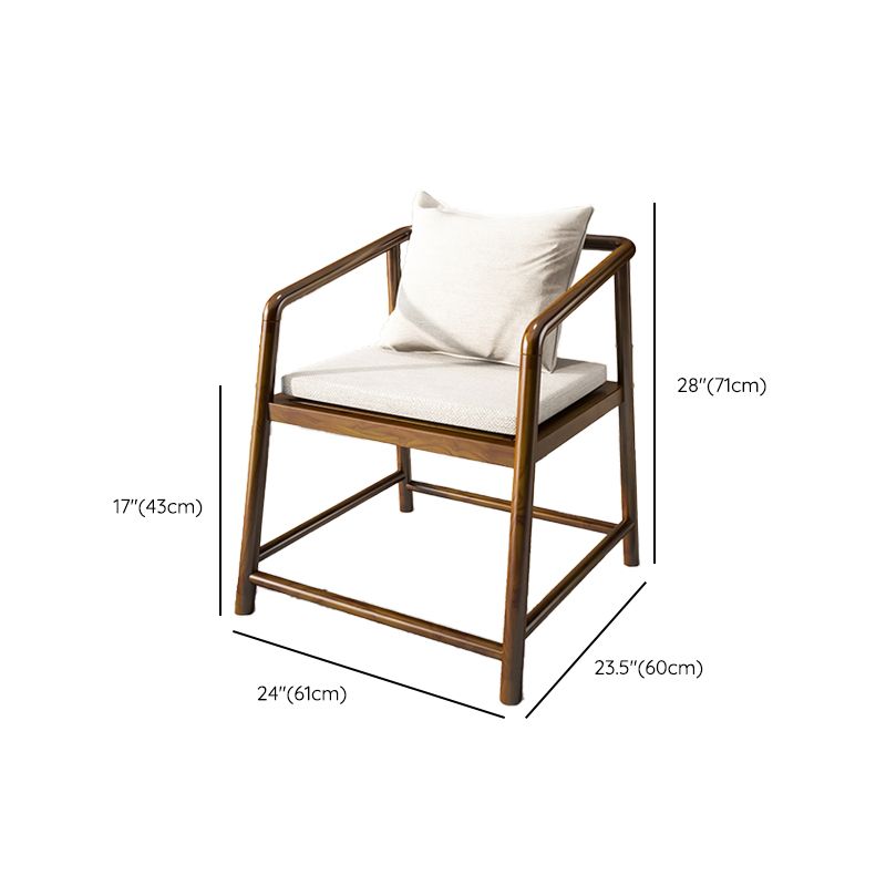 Contemporary Style Chair Wood Dining Accent Chair for Kitchen