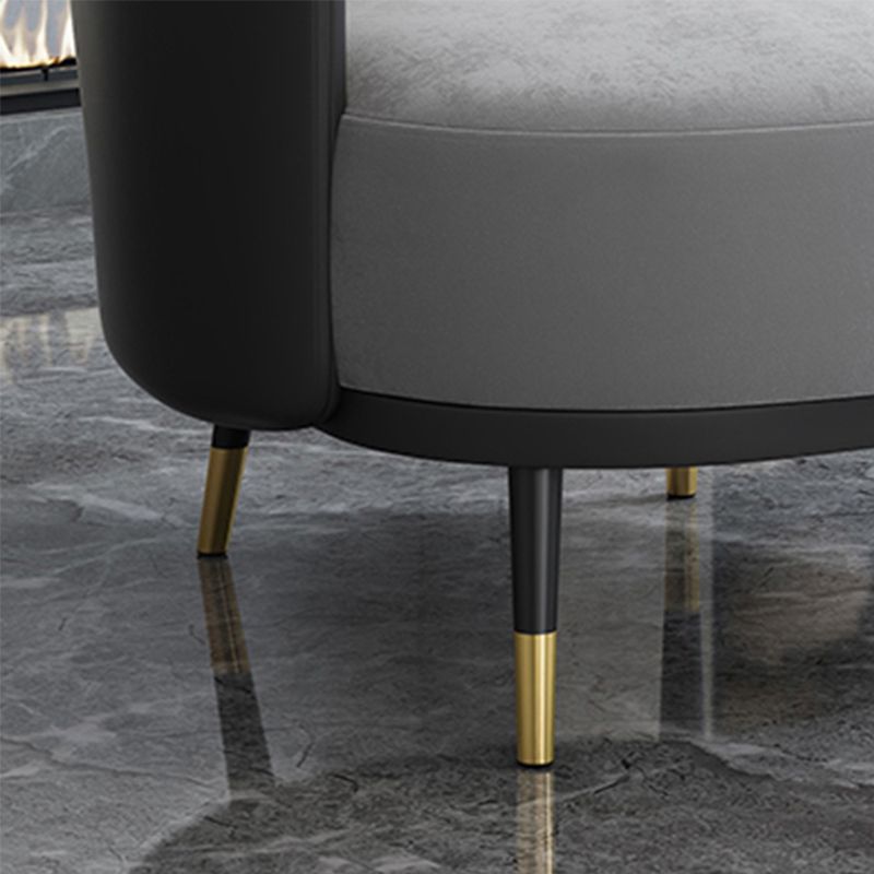 28"D X 24"W X 31" H Recessed Arms Pillow Back Armchair For Living Room