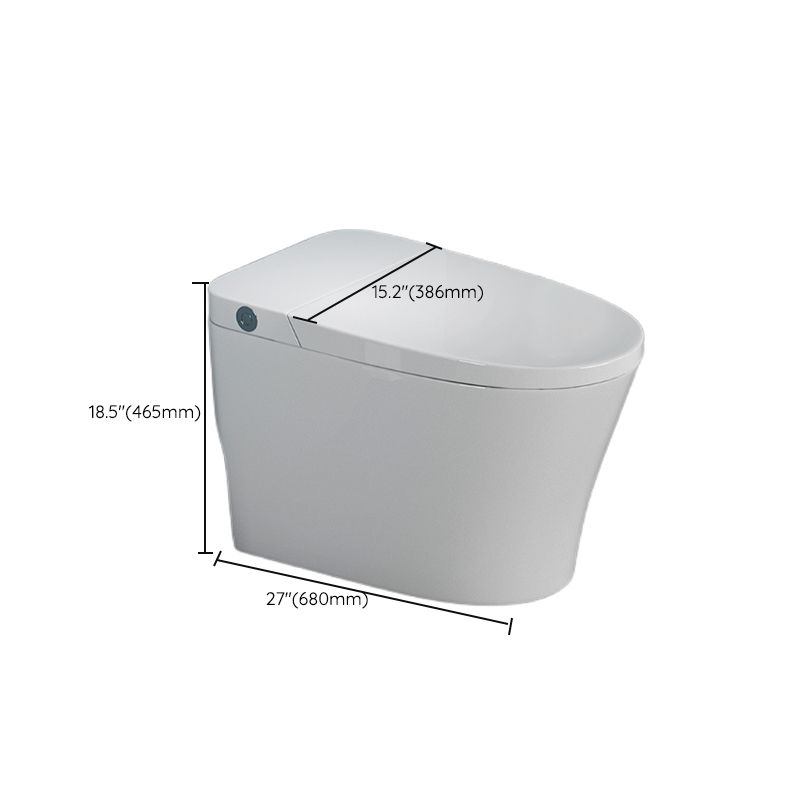 Modern Concealed Tank Urine Toilet One Piece Floor Mount Toilet Bowl with Toilet Seat