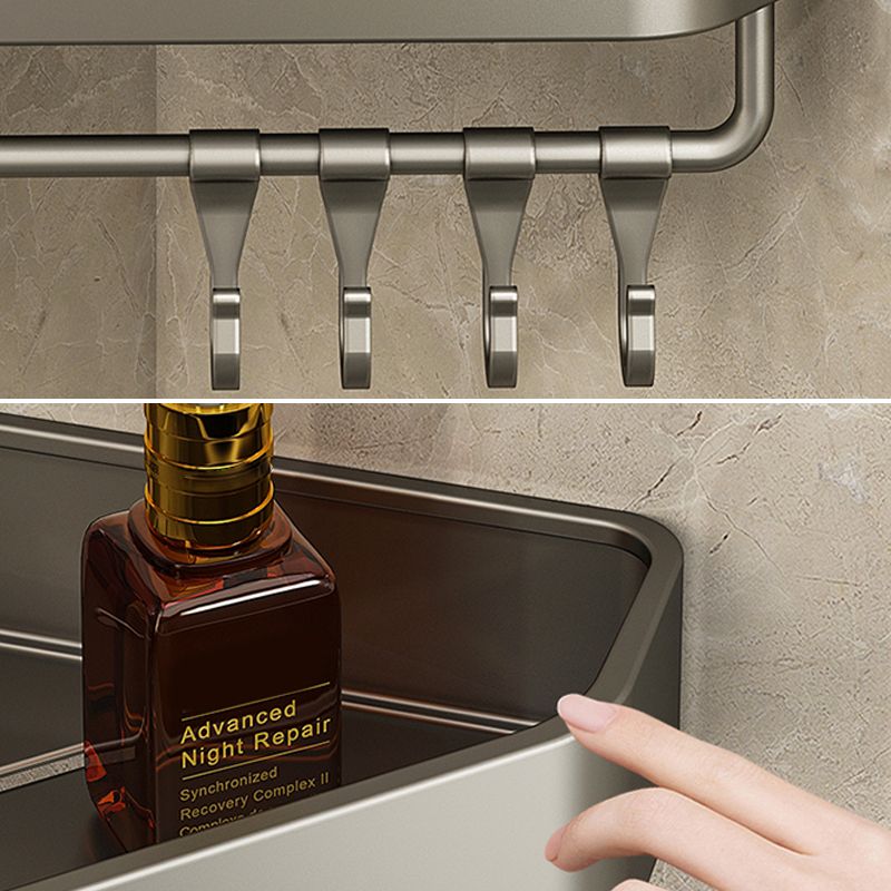 Adhesive Mount Metal Bathroom Accessory As Individual Or As a Set with Bath Shelf