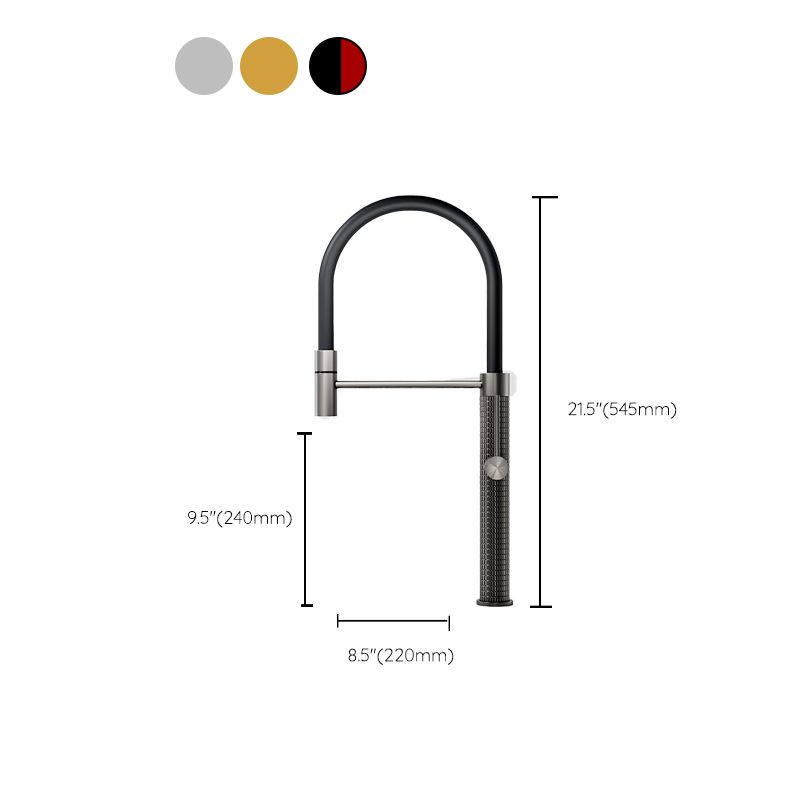 Traditional Single Level Kitchen Faucet Lead Free Metal Faucet