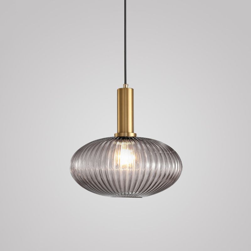 Modern Style Minimalist Hanging Light Glass Shade Pendant Lighting Fixture