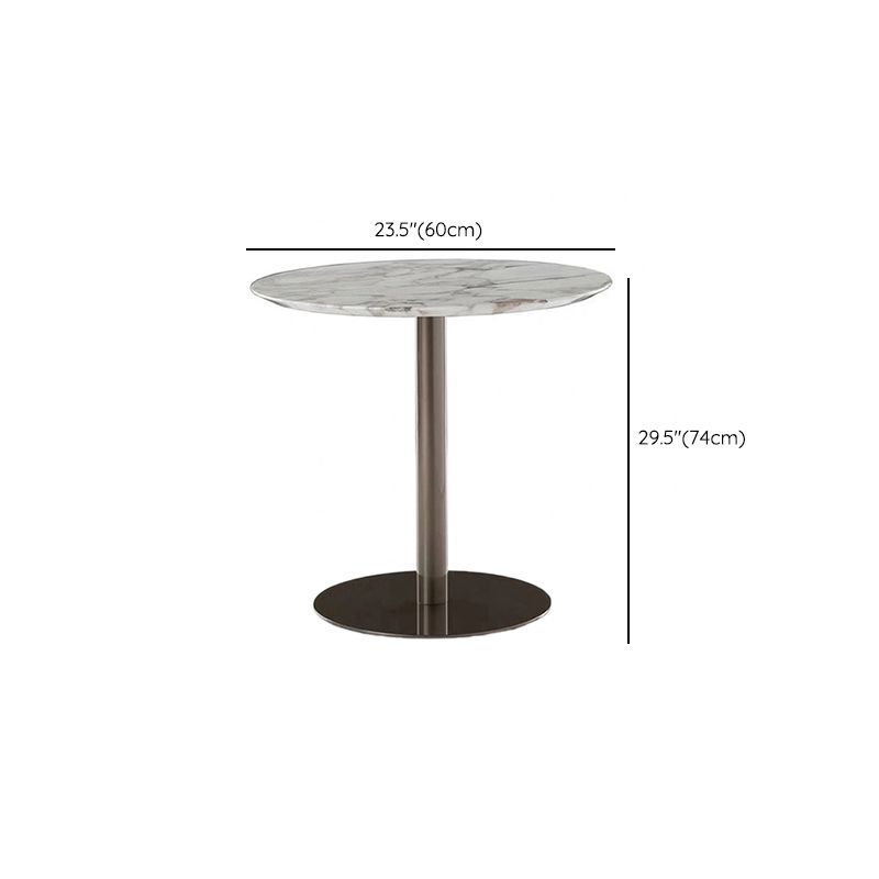 Modern Style 1/9 Pieces Metal Dining Set Stone Table Set for Outdoor