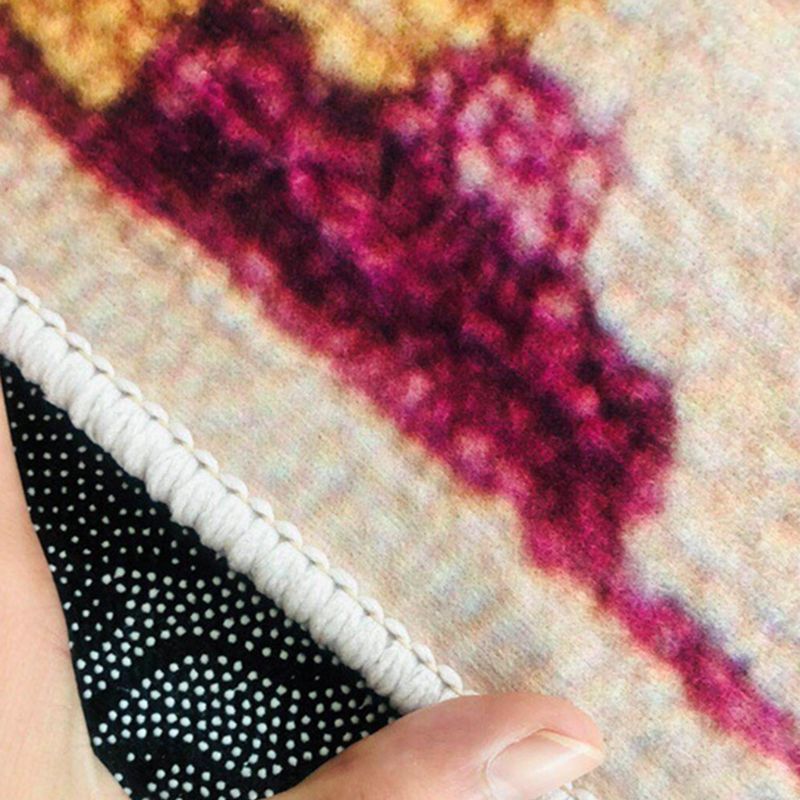 Vintage klassieke binnenkleed Tapijten noodlijdende bloemenontwerp Tapijten Polyester Anti-slip achtergrondgebied Tapijt voor woonkamer