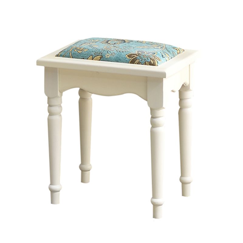Contemporary Makeup Dressing Table With Drawers White 17.71" W x 30.70" H