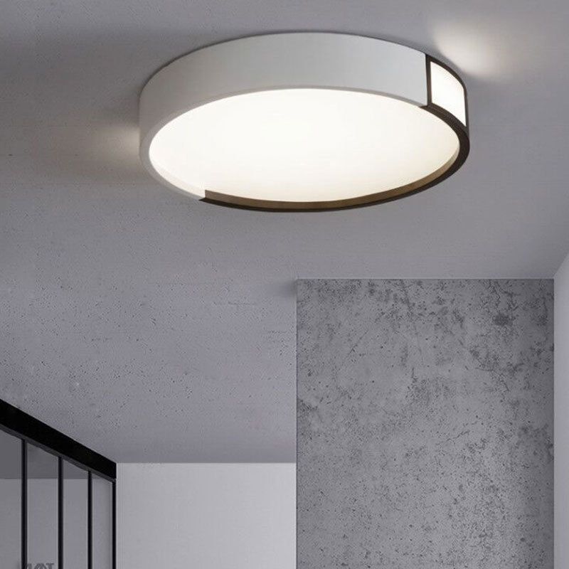 Lámpara de techo rectangular moderna con pantalla acrílica para sala de estar