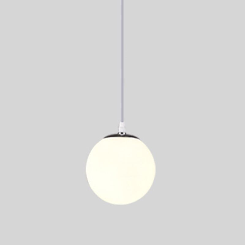 Pendule verre suspendu plafonnier style minimaliste plafond blanc pendant plafonnier