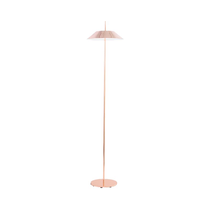 Half Conical Floor Standing Lamp Simplicity Iron LED Black/White/Gold Standing Lamp for Living Room