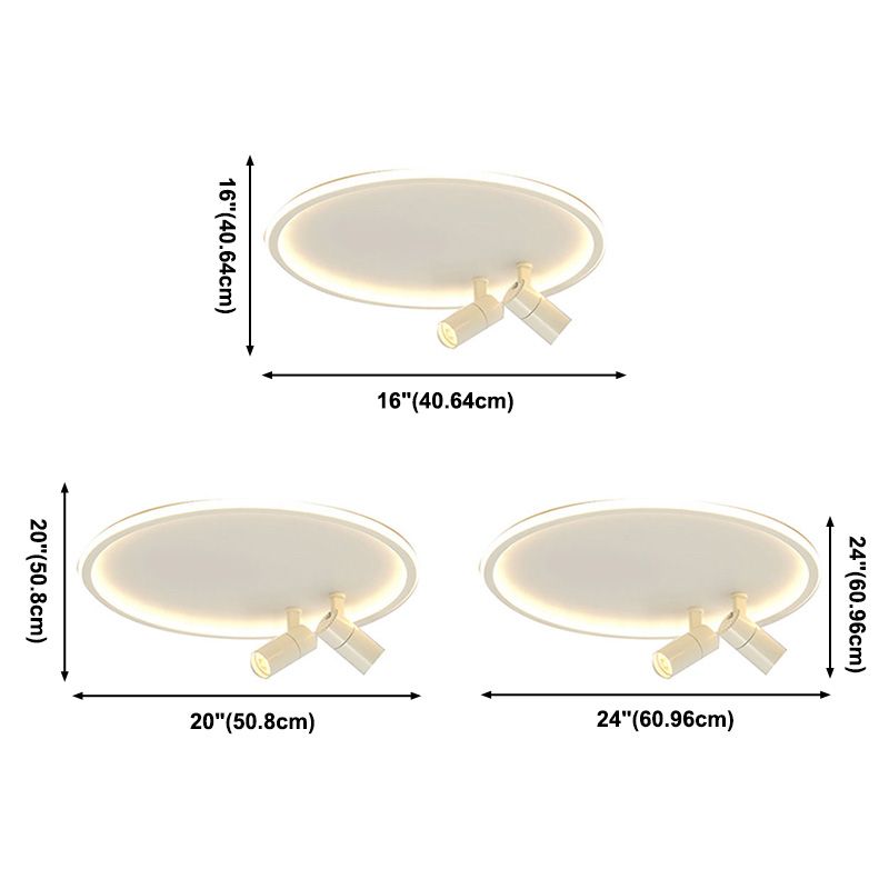Lampe de voie ronde moderne vêtements boutique encastré plafonnier