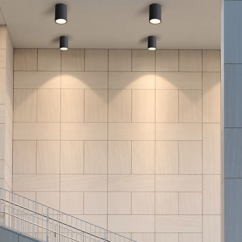 1-Licht-Unterputzleuchte, traditionelle zylindrische Deckenleuchte