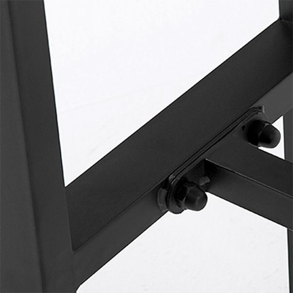 Industrial Style Bar Set 1/5 Pieces Solid Wood Rectangle Pub Dining Set for Indoor