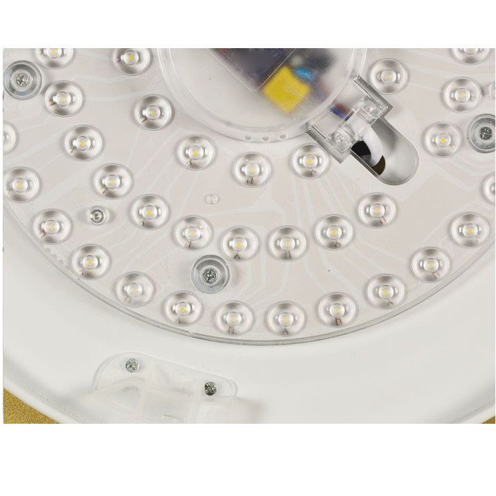 Lampada da soffitto rotonda per soggiorno Lampada da incasso a LED nordica in metallo con paralume in acrilico