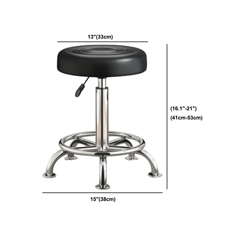 Contemporary Liftable Bar Stool Metal Counter Bar Stool with Metal Legs