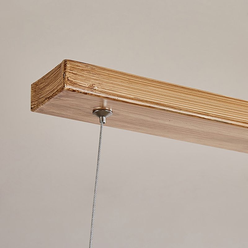 Modern Style Hanging Island Light Glass Hanging Lighting Fixture for Dining Room