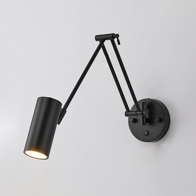 Single Golden/Black Modernism Wall Mounted Sconce Metal Wall Light for Foyer