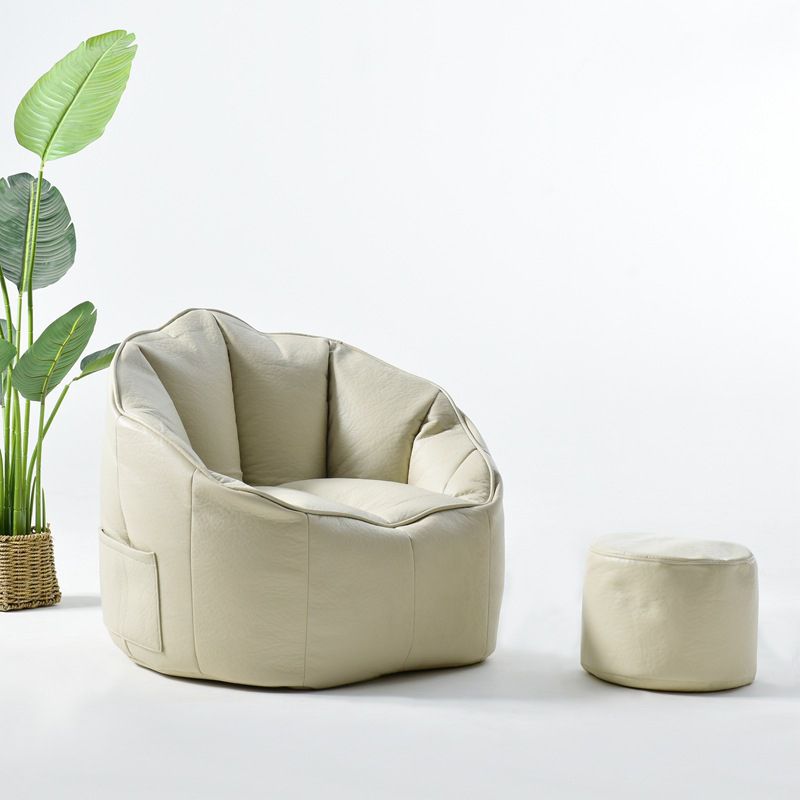 Bonded Leather Arms Included Chair 29.5"L x 29.5"W x 26.7" H Chair for Living Room