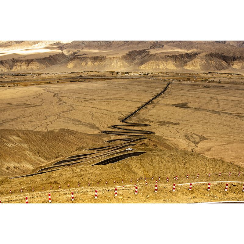 Various Highway View Mural Wallpaper Eco-friendly Material Wall Covering