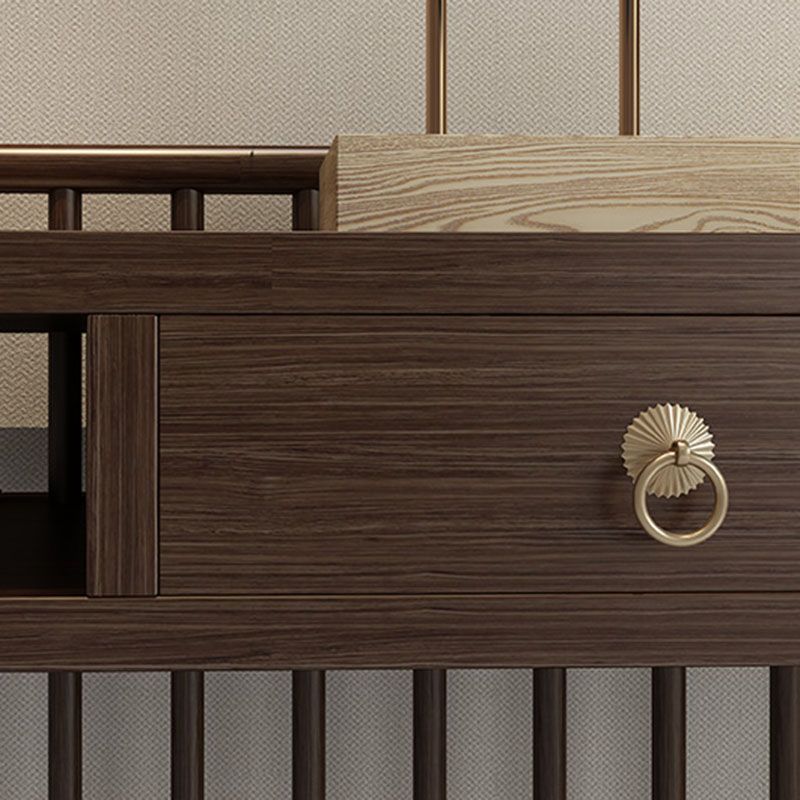 Solid Wood Console Table 1 Shelf Rectangle Accent Table for Hall