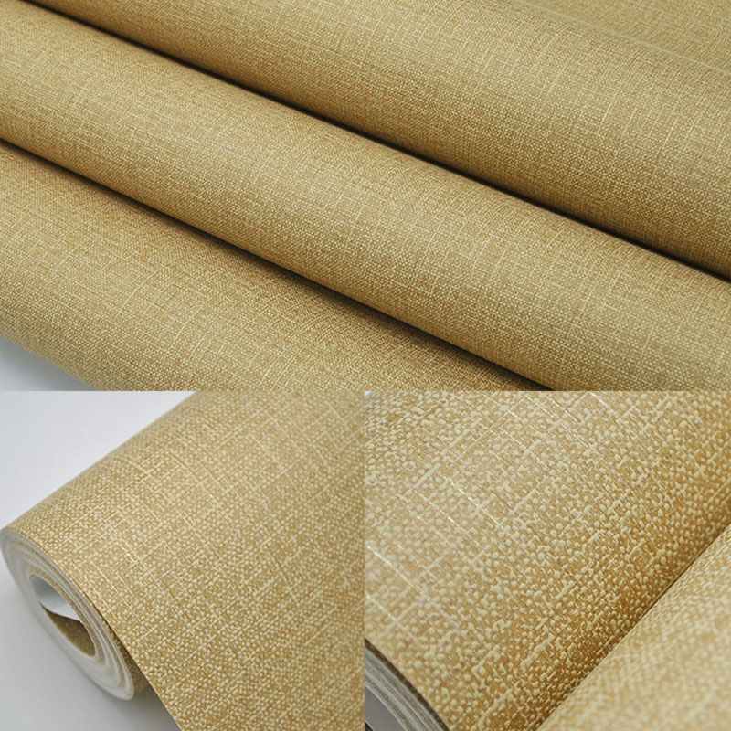 Non-Pasted Wallpaper with Purely Light Color Linen and Embossed Granule, 31'L x 20.5"W