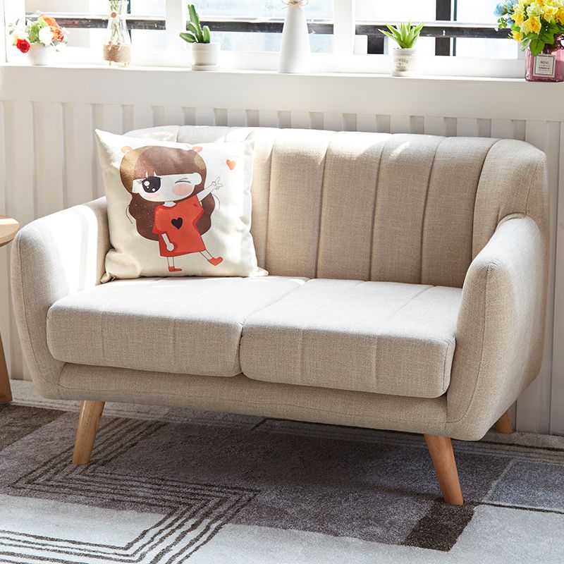 Louaison en lin scandinave à 2 places 21,65 "D SOFA SORM SQUAGE POUR L'APPARTEMENT