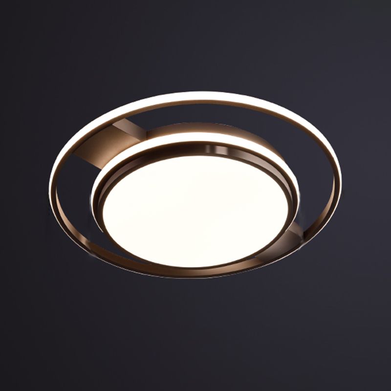 Geometric Metal Ceiling Light Fixtures Modern Flush Mount Lamp for Living Room