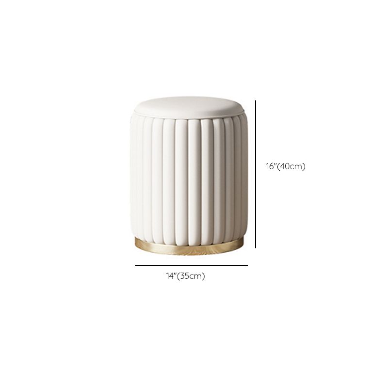 17.71" Wide Make-up Vanity Bright White Wood Vanity Set with 4 Storage Drawers